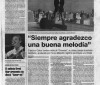 «Siempre agradezco una buena melodía»